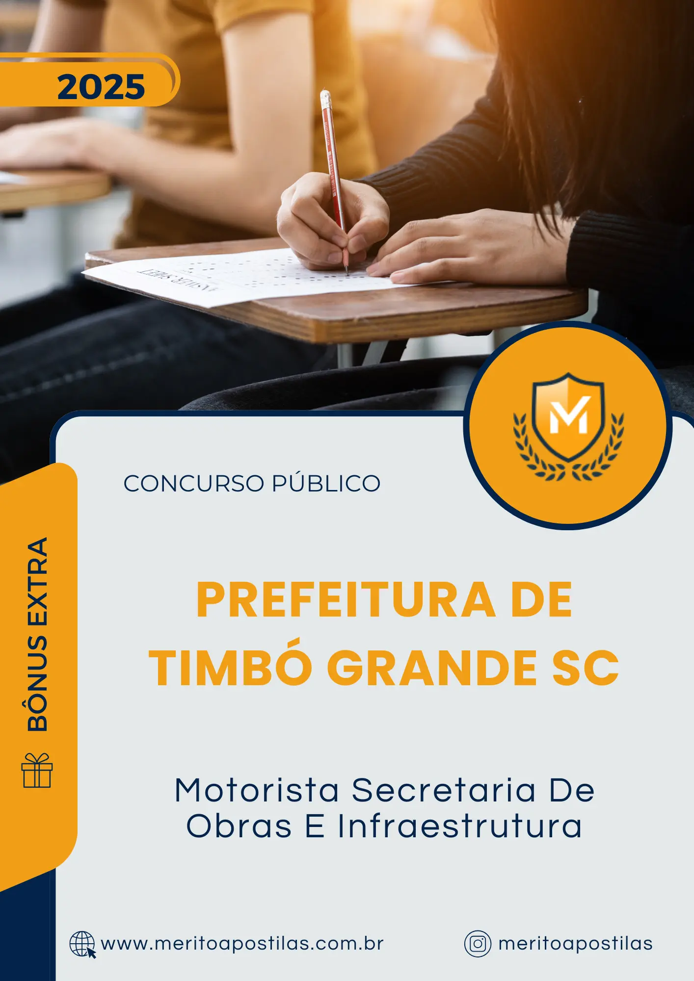 Apostila Motorista Secretaria De Obras E Infraestrutura Prefeitura de Timbó Grande SC 2025