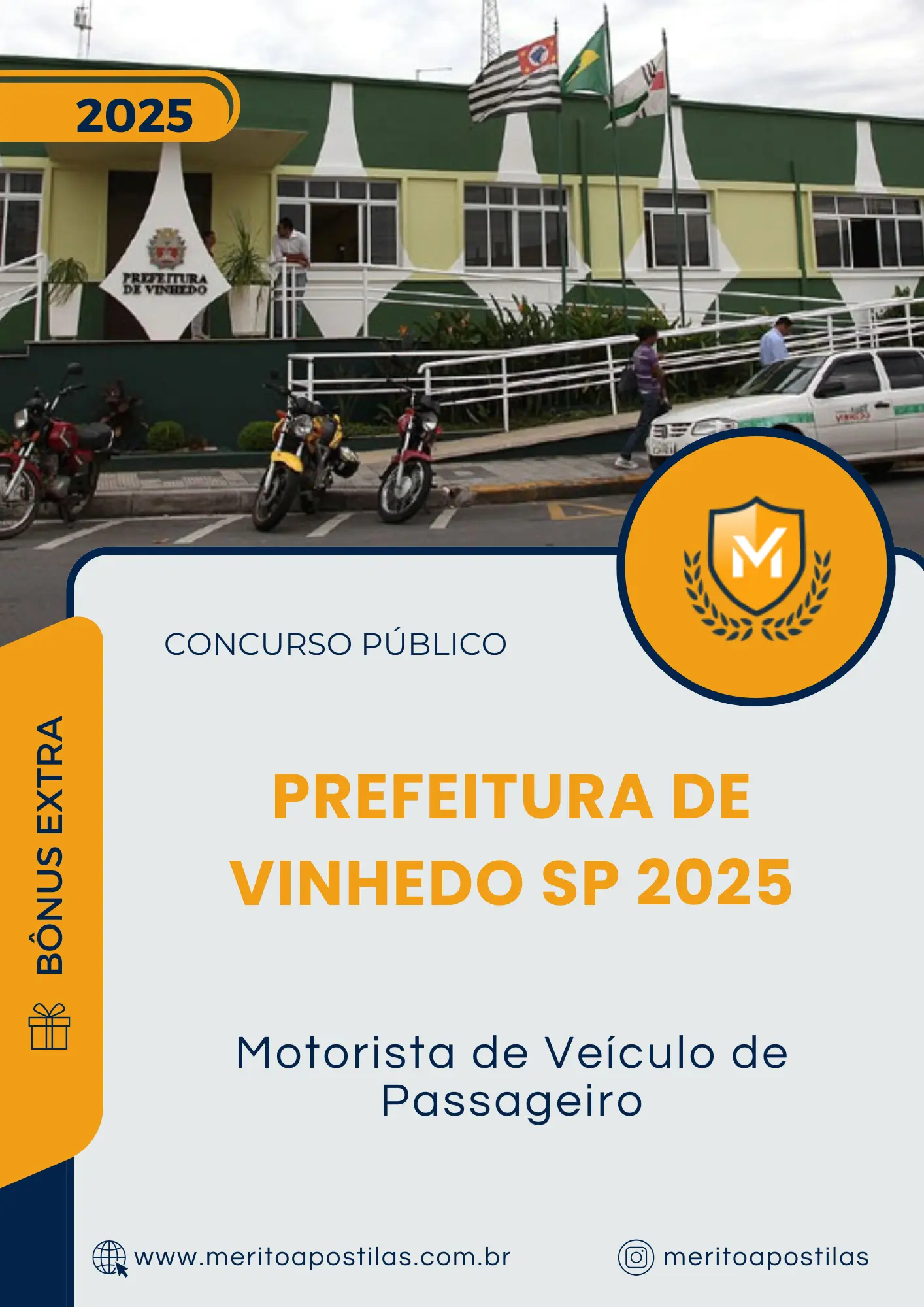 Apostila Motorista de Veículo de Passageiro Prefeitura de Vinhedo SP 2025
