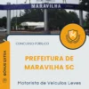 Apostila Motorista de Veículos Leves Prefeitura de Maravilha SC 2025