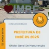 Apostila Oficial Geral De Manutenção Prefeitura de Imbé RS 2025