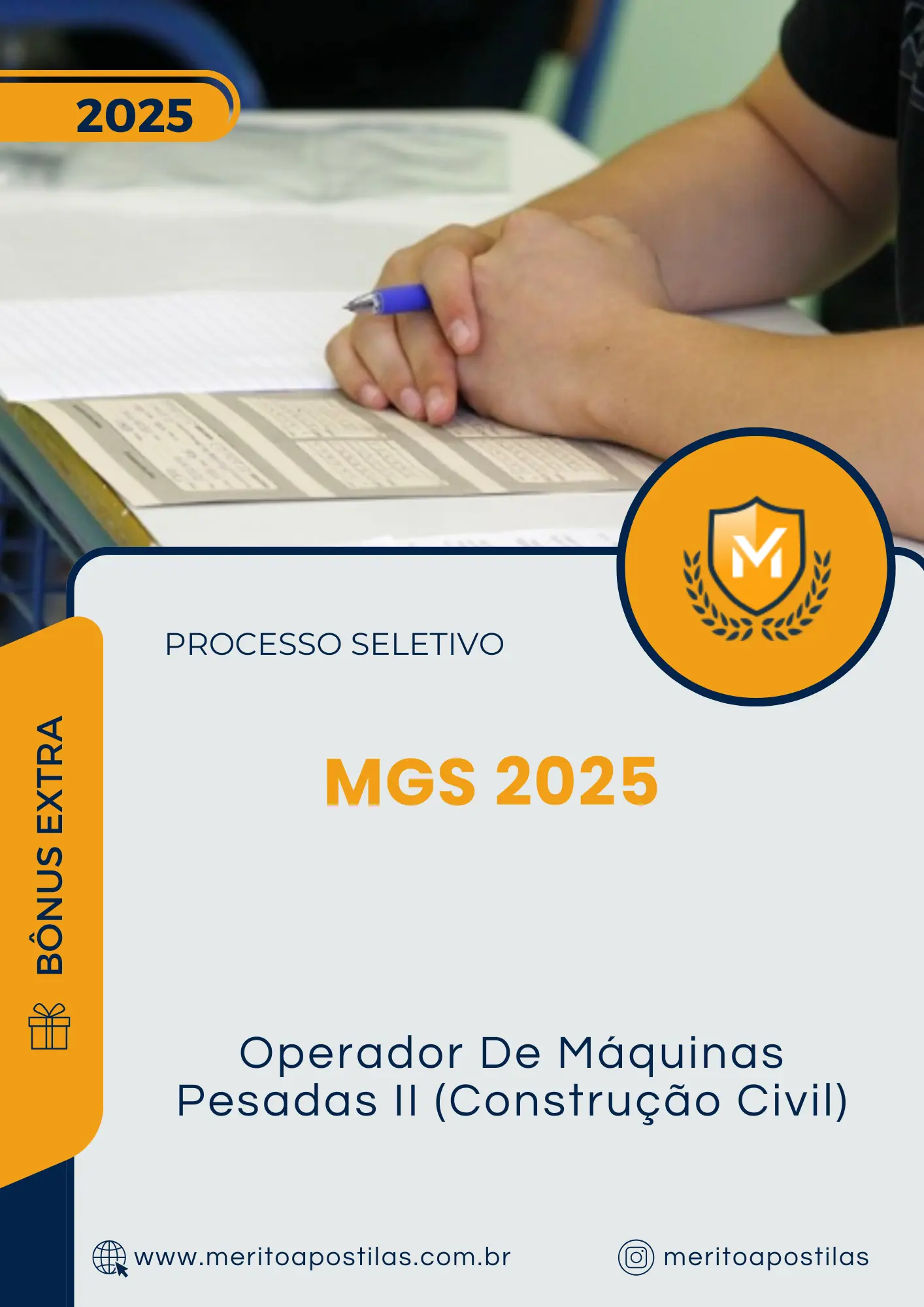 Apostila Operador De Máquinas Pesadas II Construção Civil Processo Seletivo MGS 2025