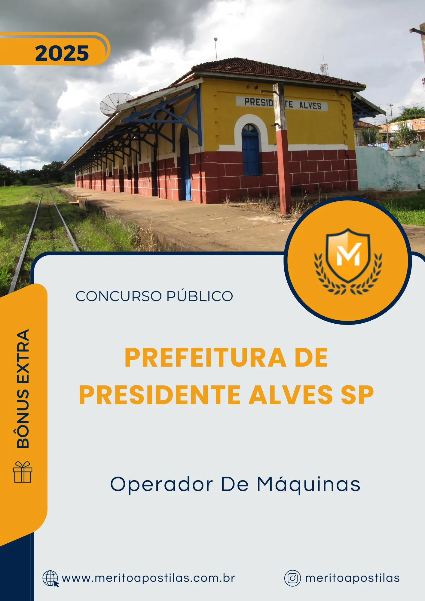 Apostila Operador De Máquinas Prefeitura de Presidente Alves SP 2025