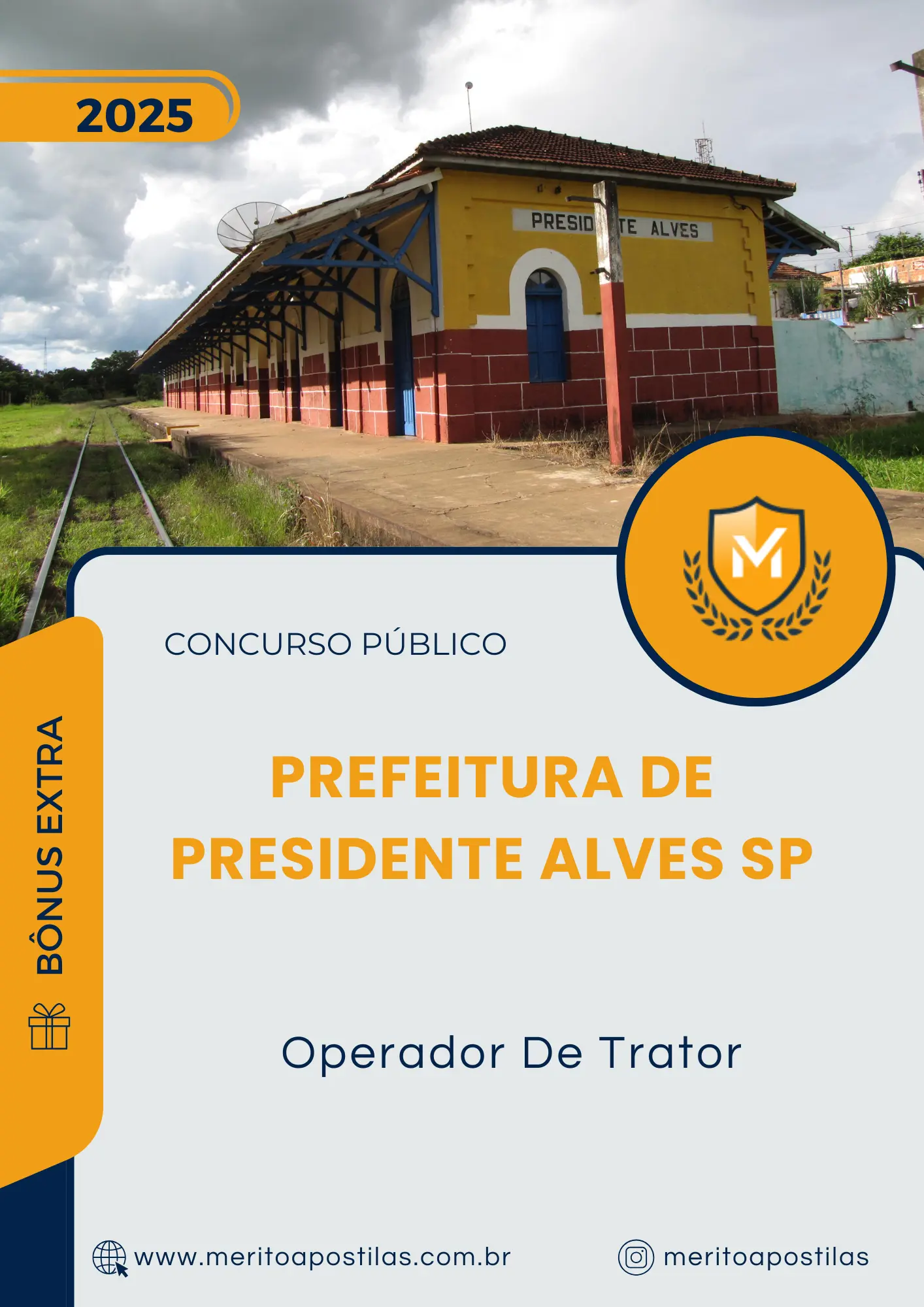 Apostila Operador De Trator Prefeitura de Presidente Alves SP 2025