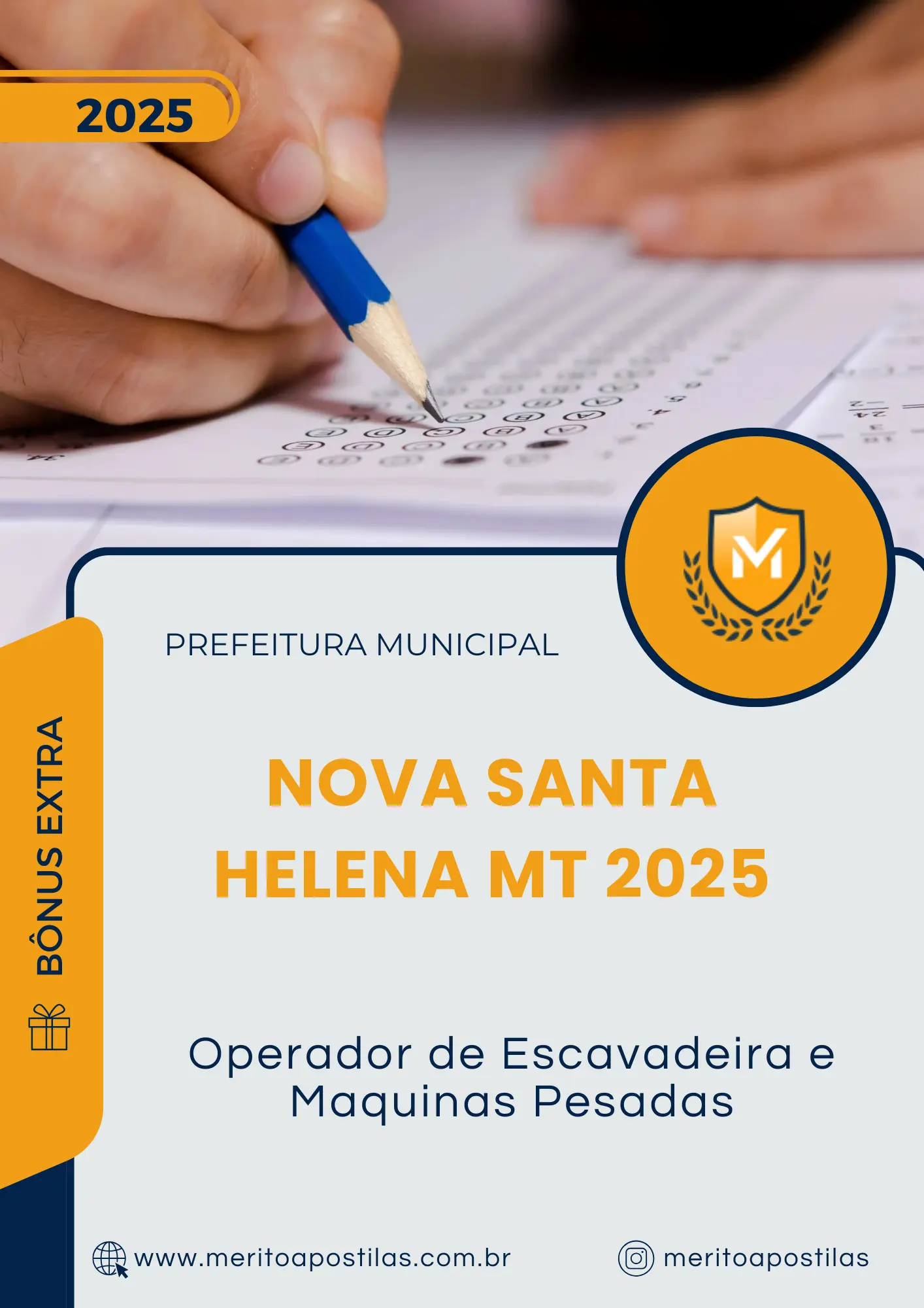 Apostila Operador de Escavadeira e Maquinas Pesadas Prefeitura de Nova Santa Helena MT 2025