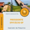 Apostila Operador de Máquinas Prefeitura de Presidente Epitácio SP 2025