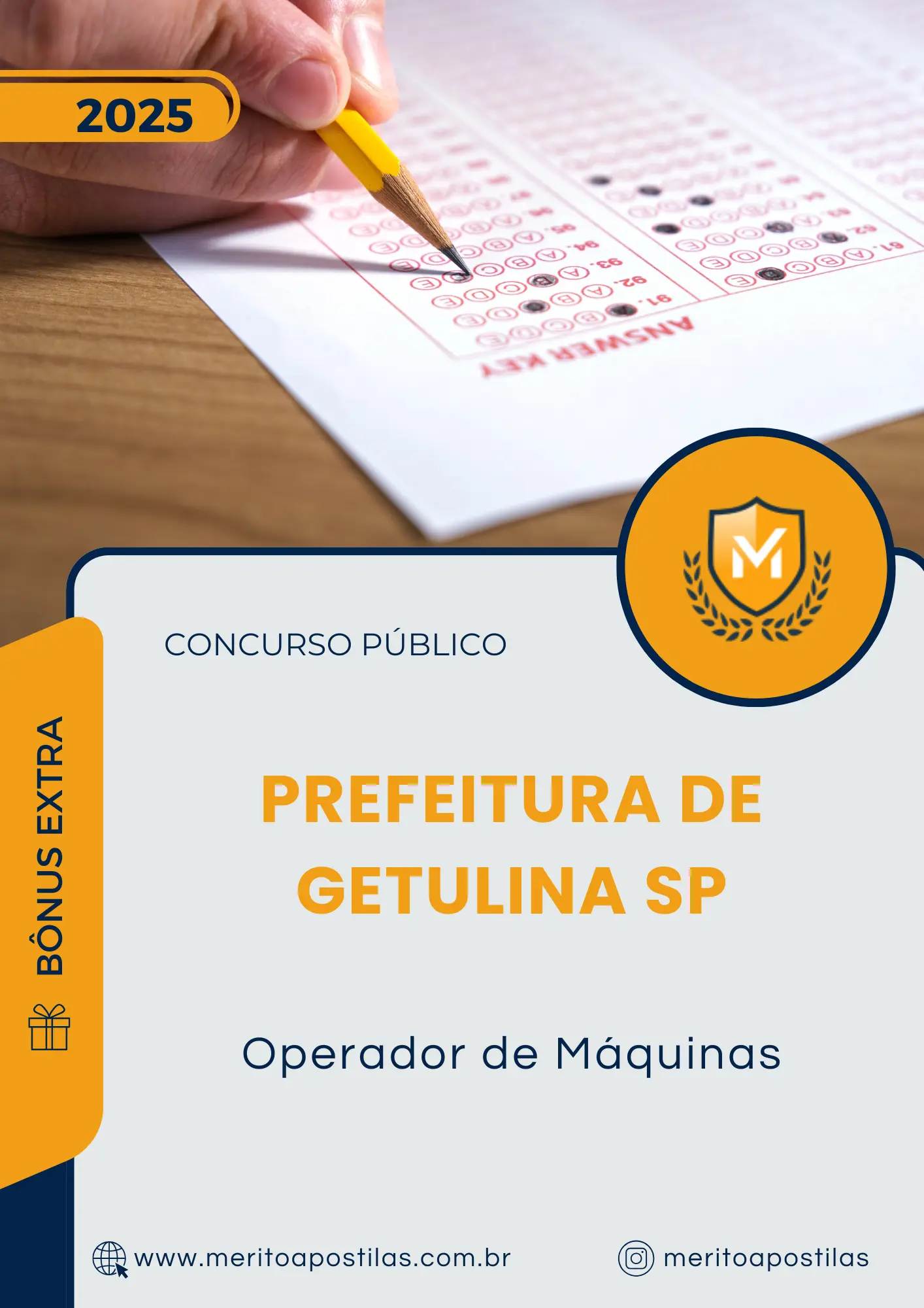 Apostila Operador de Máquinas Prefeitura de Getulina SP 2025
