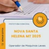 Apostila Operador de Maquinas Leves Prefeitura de Nova Santa Helena MT 2025
