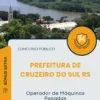 Apostila Operador de Máquinas Pesadas Prefeitura de Cruzeiro do Sul RS 2025