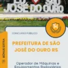 Apostila Operador de Máquinas e Equipamentos Rodoviários Prefeitura de São José do Ouro RS 2025