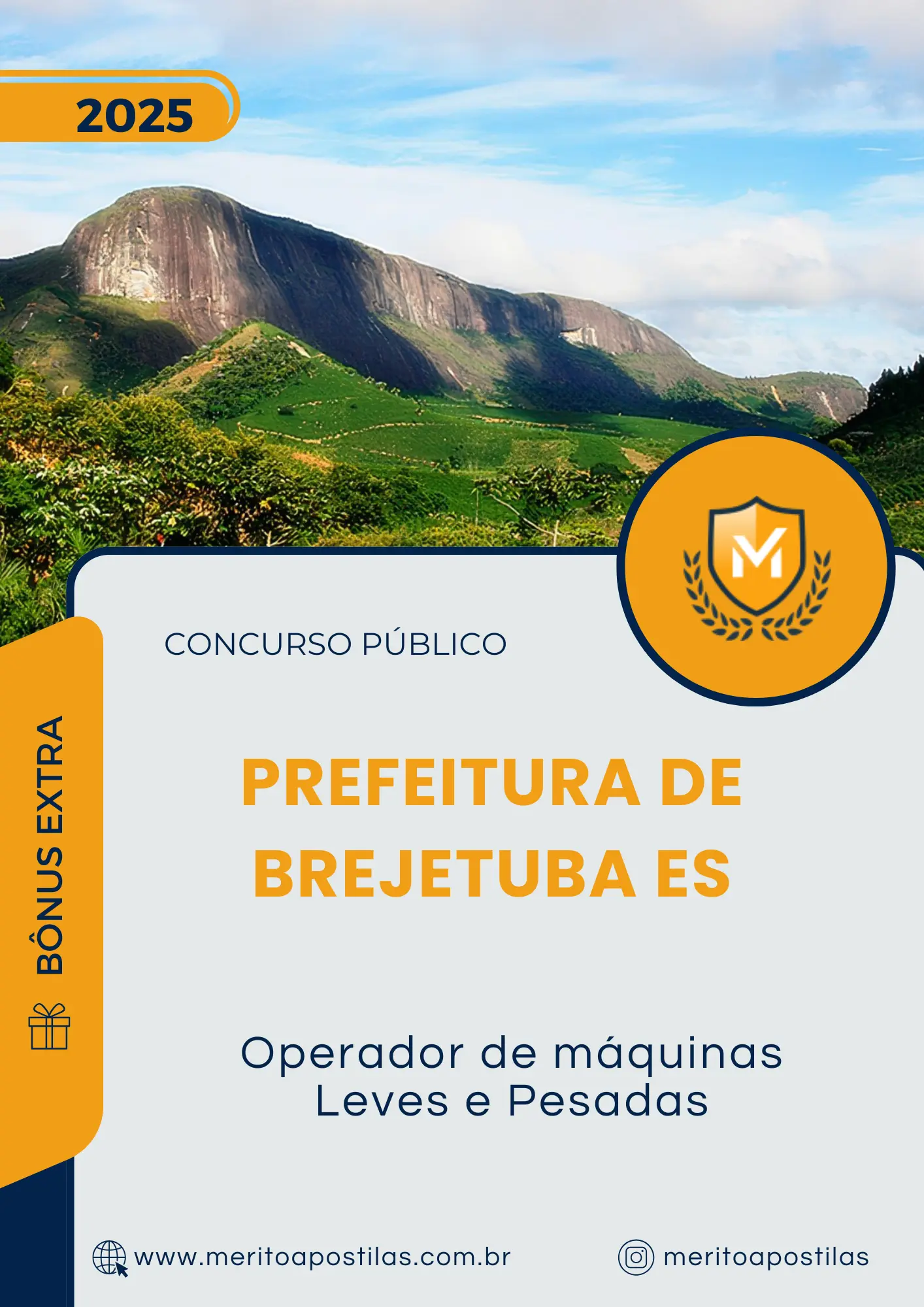 Apostila Operador De Máquinas Leves E Pesadas Prefeitura de Brejetuba ES 2025