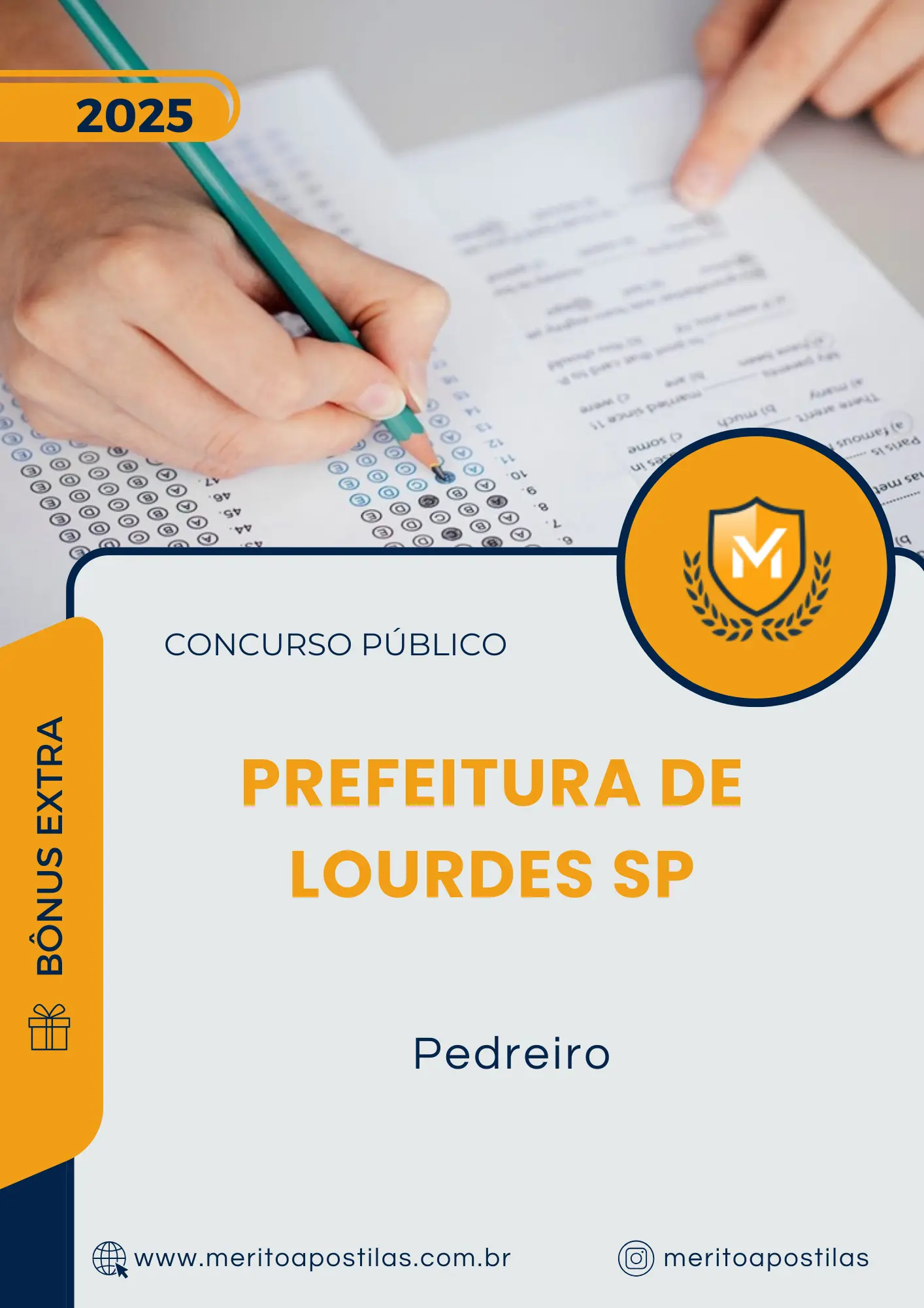 Apostila Pedreiro Prefeitura de Lourdes SP 2025