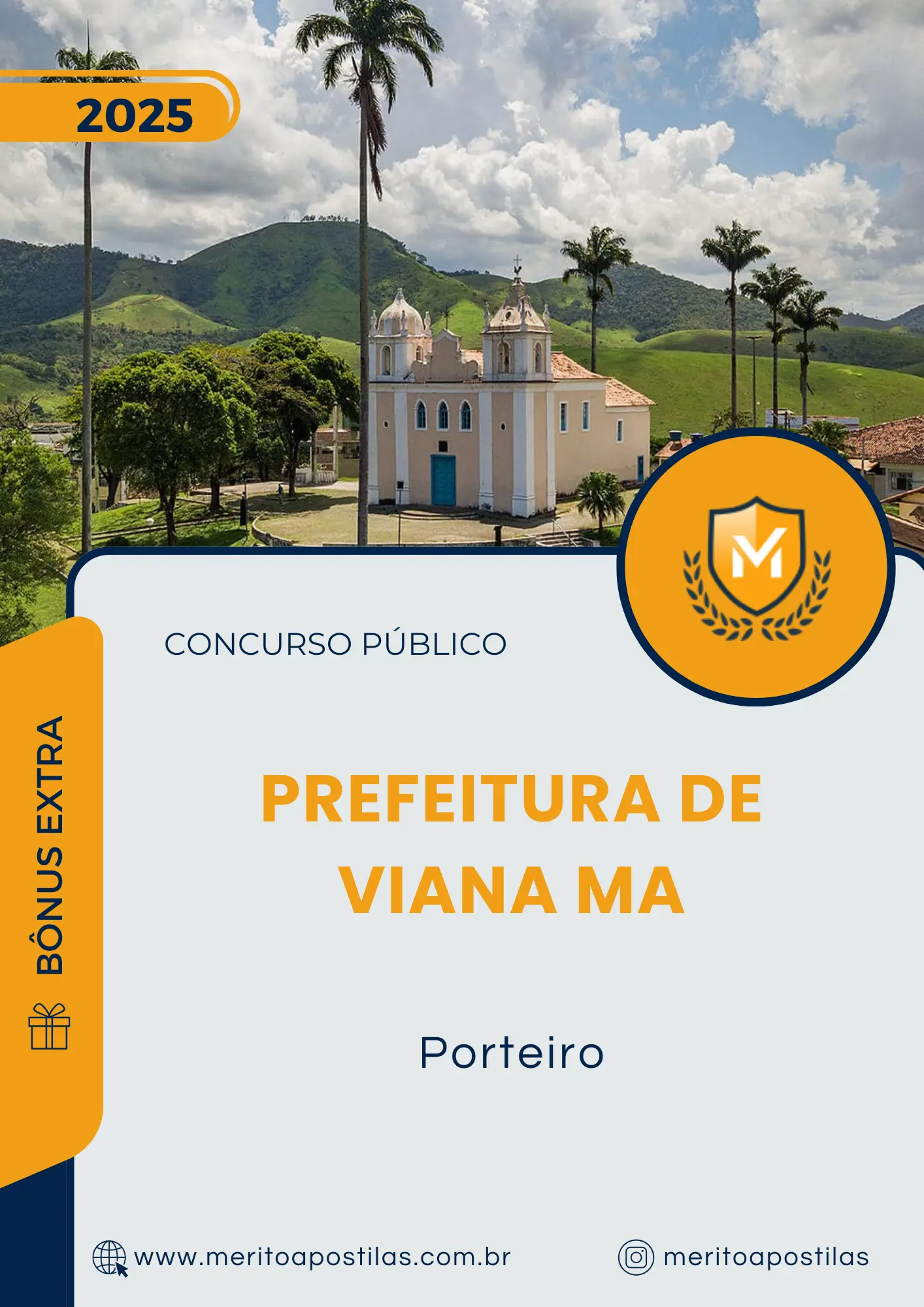 Apostila Porteiro Prefeitura de Viana MA 2025