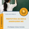 Apostila Professor Anos Iniciais Prefeitura de Nova Andradina MS 2025