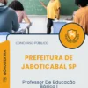 Apostila Professor De Educação Básica I Prefeitura de Jaboticabal SP 2025