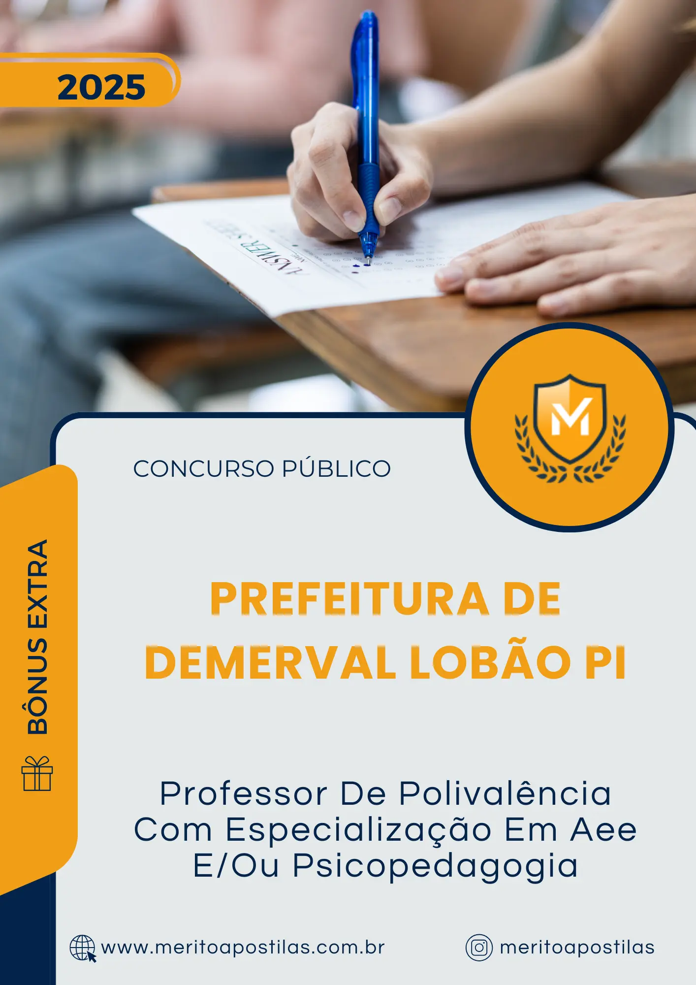 Apostila Professor De Polivalência Com Especialização Em Aee E/Ou Psicopedagogia Prefeitura de Demerval Lobão PI 2025