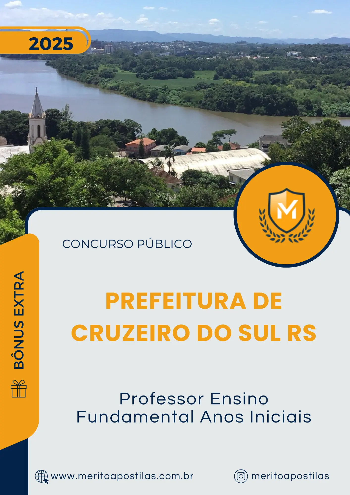 Apostila Professor Ensino Fundamental Anos Iniciais Prefeitura de Cruzeiro do Sul RS 2025