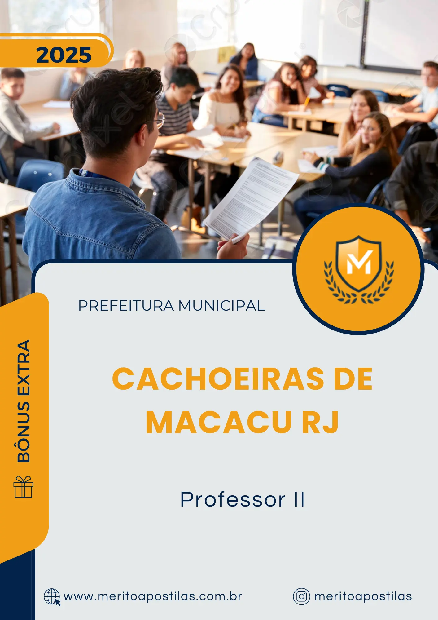 Apostila Professor II Prefeitura de Cachoeiras de Macacu RJ 2025