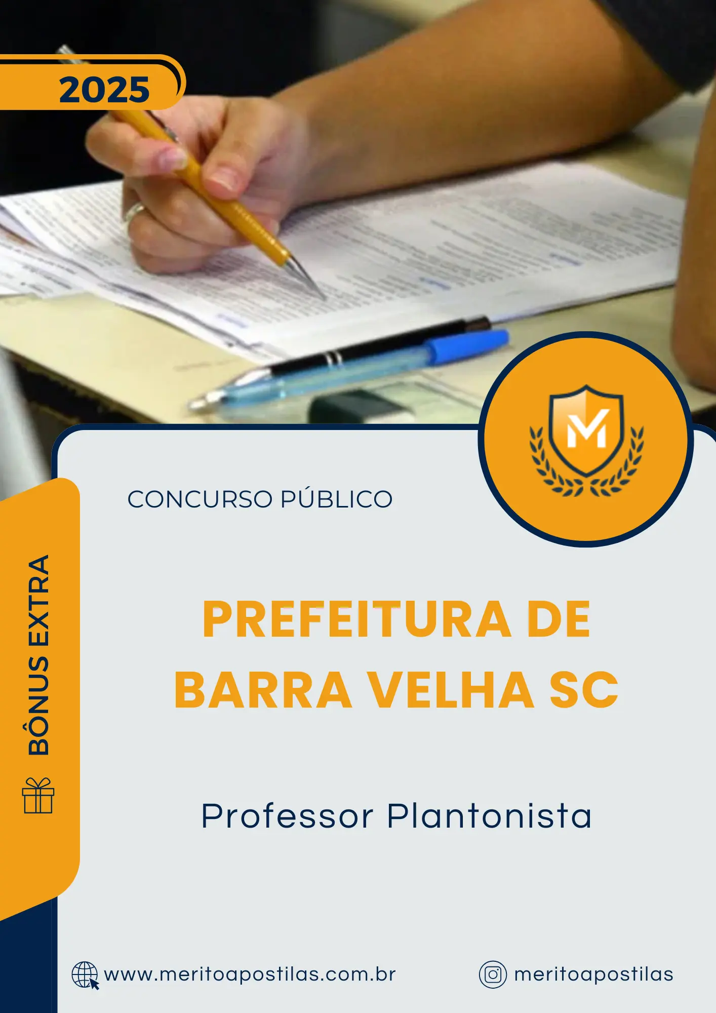 Apostila Professor Plantonista Prefeitura de Barra Velha SC 2025