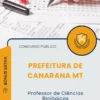 Apostila Professor de Ciências Biológicas Prefeitura de Canarana MT 2025