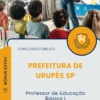 Apostila Professor de Educação Básica I Prefeitura de Urupês SP 2025