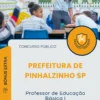 Apostila Professor de Educação Básica I Prefeitura de Pinhalzinho SP 2025