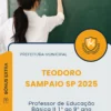 Apostila Professor de Educação Básica II 1 ao 9 ano Educação Física Prefeitura de Teodoro Sampaio SP 2025