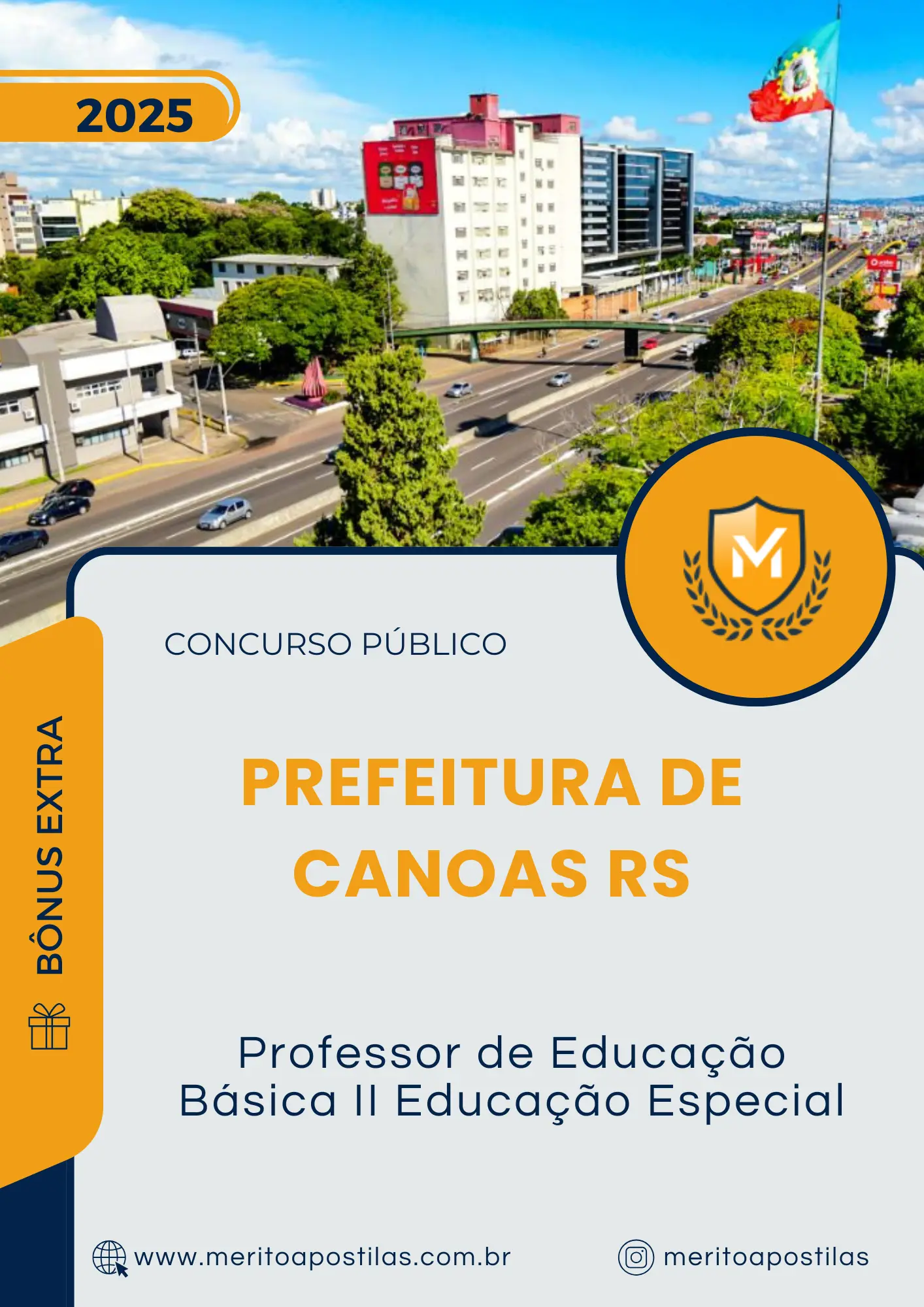 Apostila Professor de Educação Básica II Educação Especial Prefeitura de Canoas RS 2025