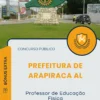 Apostila Professor de Educação Física Prefeitura de Arapiraca AL 2025