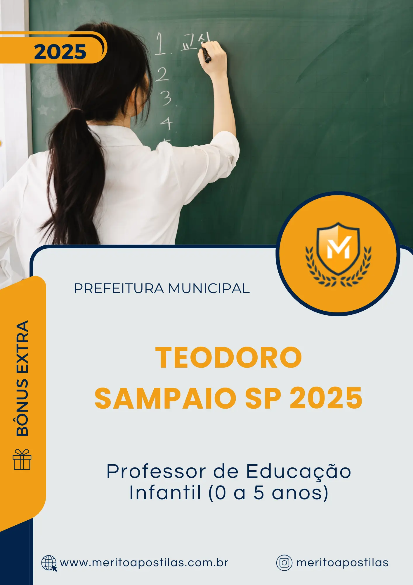 Apostila Professor de Educação Infantil 0 a 5 anos Prefeitura de Teodoro Sampaio SP 2025