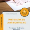 Apostila Professor de Ensino Religioso Prefeitura de José Boiteux SC 2025