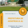 Apostila Professor de Língua Portuguesa Prefeitura de Arapiraca AL 2025