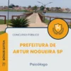 Apostila Psicólogo Prefeitura de Artur Nogueira SP 2025