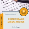 Apostila Psicólogo Prefeitura de Missal PR 2025