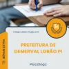 Apostila Psicólogo Prefeitura de Demerval Lobão PI 2025