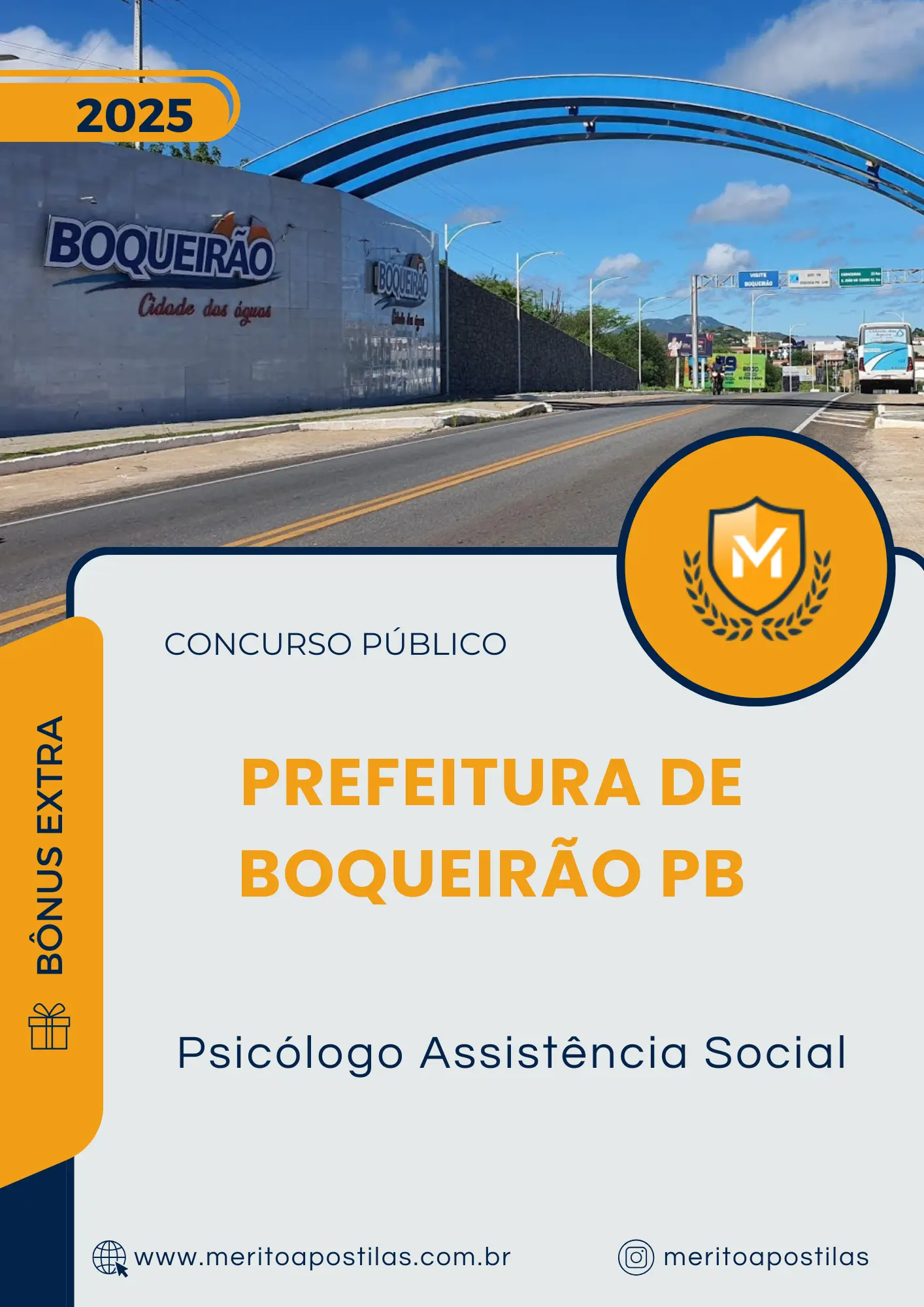 Apostila Psicólogo Assistência Social Prefeitura de Boqueirão PB 2025