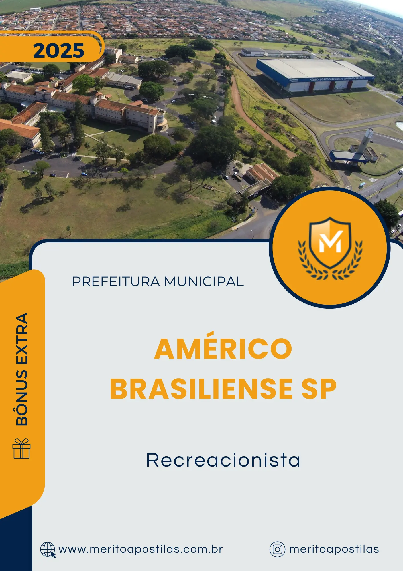Apostila Recreacionista Prefeitura de Américo Brasiliense SP 2025