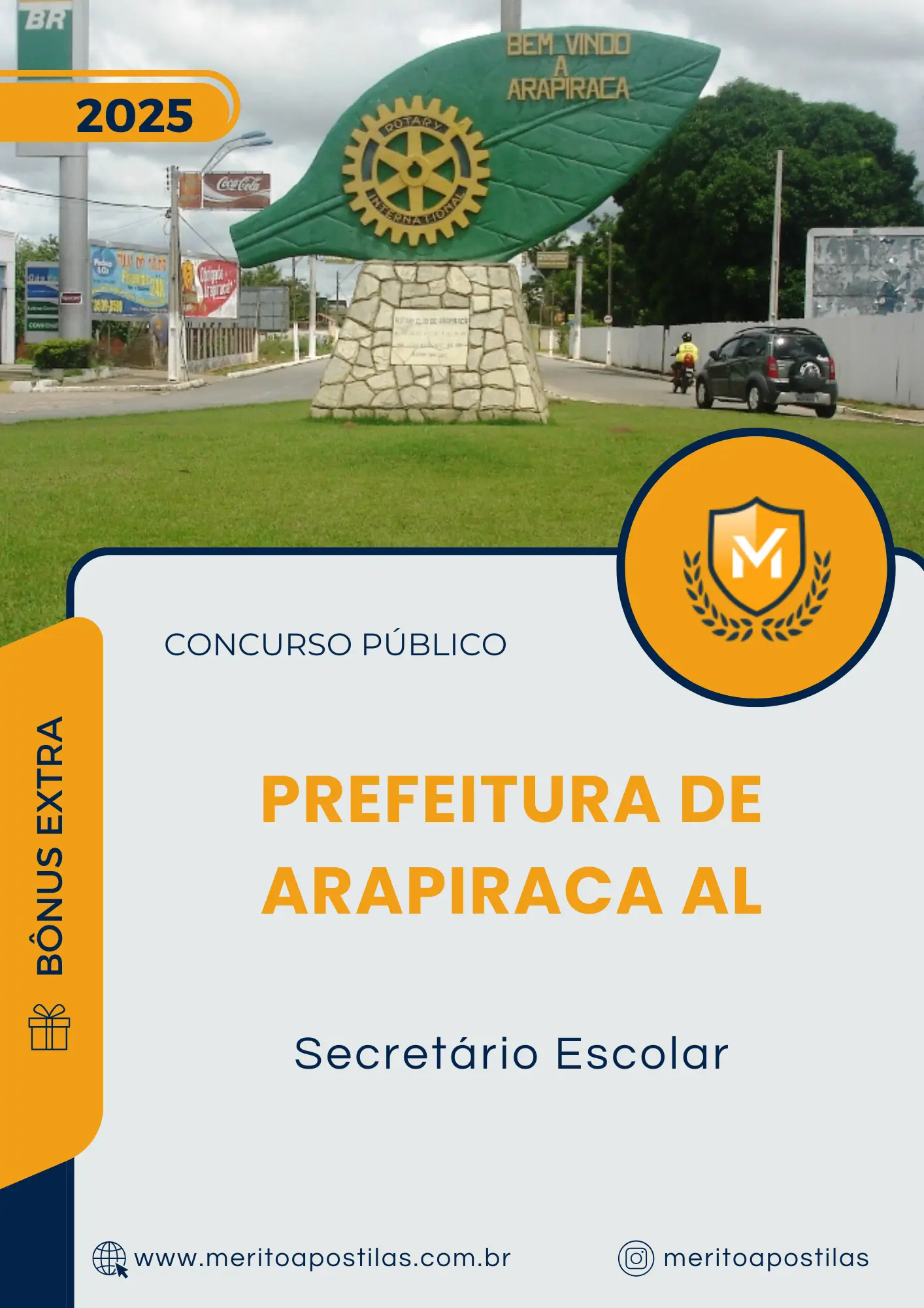Apostila Secretário Escolar Prefeitura de Arapiraca AL 2025
