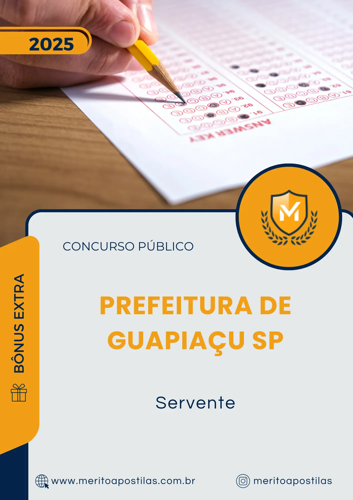Apostila Servente Prefeitura de Guapiaçu SP 2025