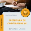 Apostila Servente de Limpeza Prefeitura de Curitibanos SC 2025