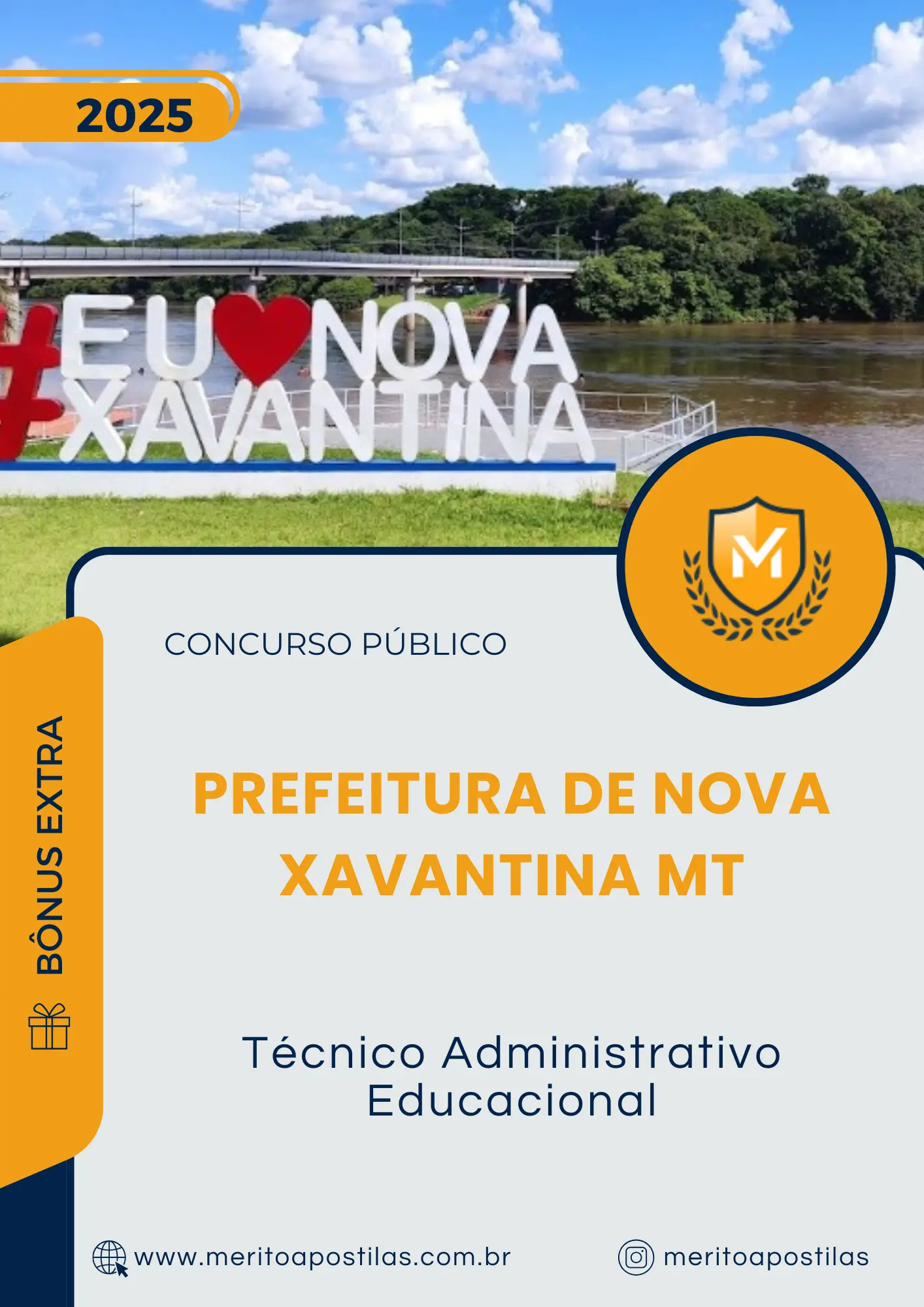 Apostila Técnico Administrativo Educacional Prefeitura de Nova Xavantina MT 2025
