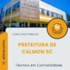 Apostila Técnico em Contabilidade Prefeitura de Calmon SC 2025
