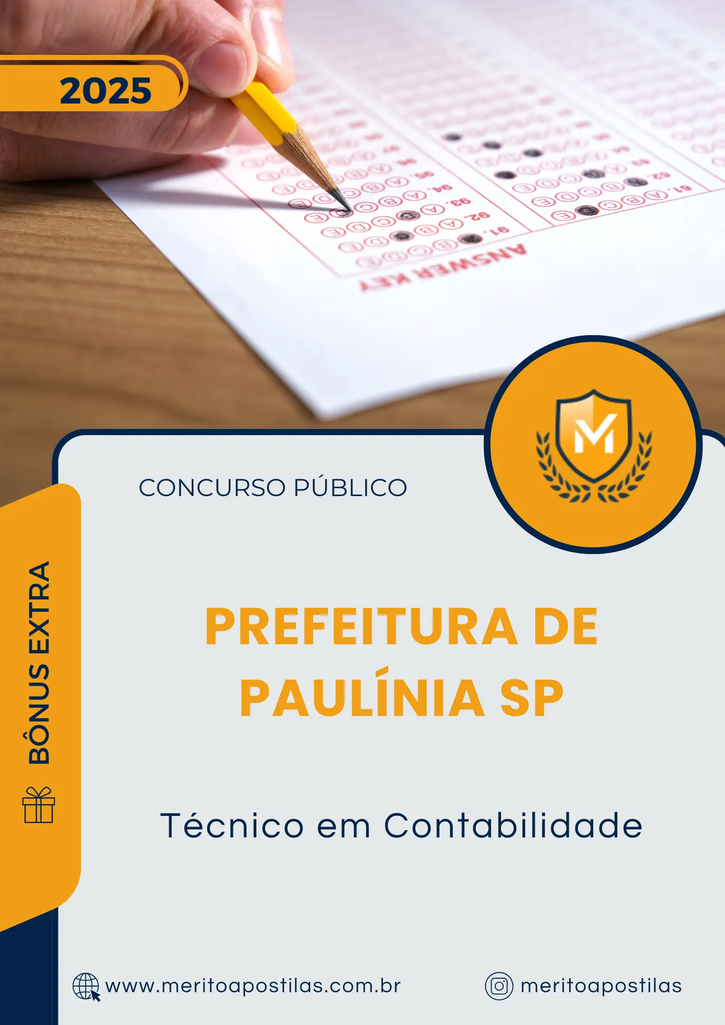 Apostila Técnico em Contabilidade Prefeitura de Paulínia SP 2025