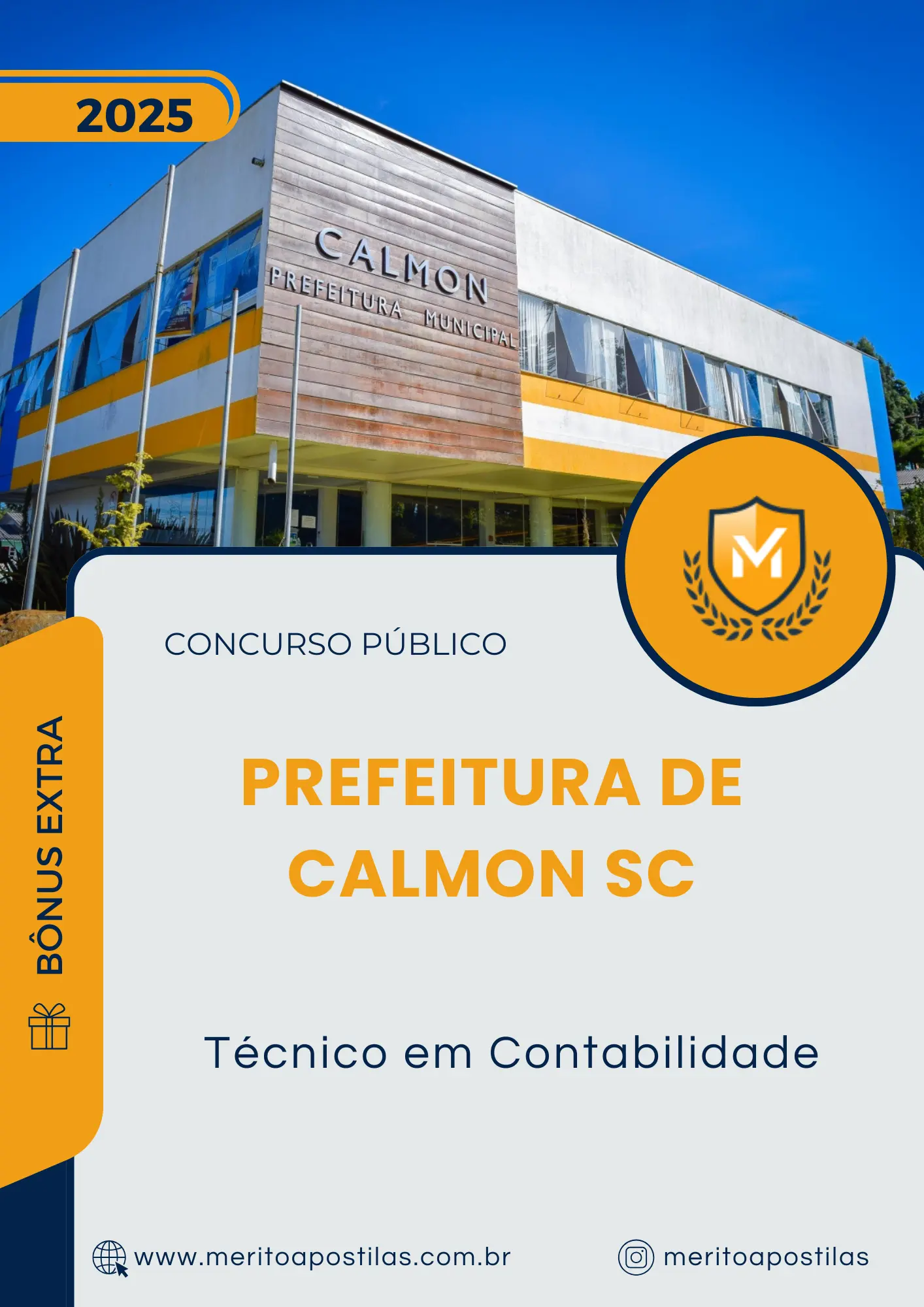 Apostila Técnico em Contabilidade Prefeitura de Calmon SC 2025