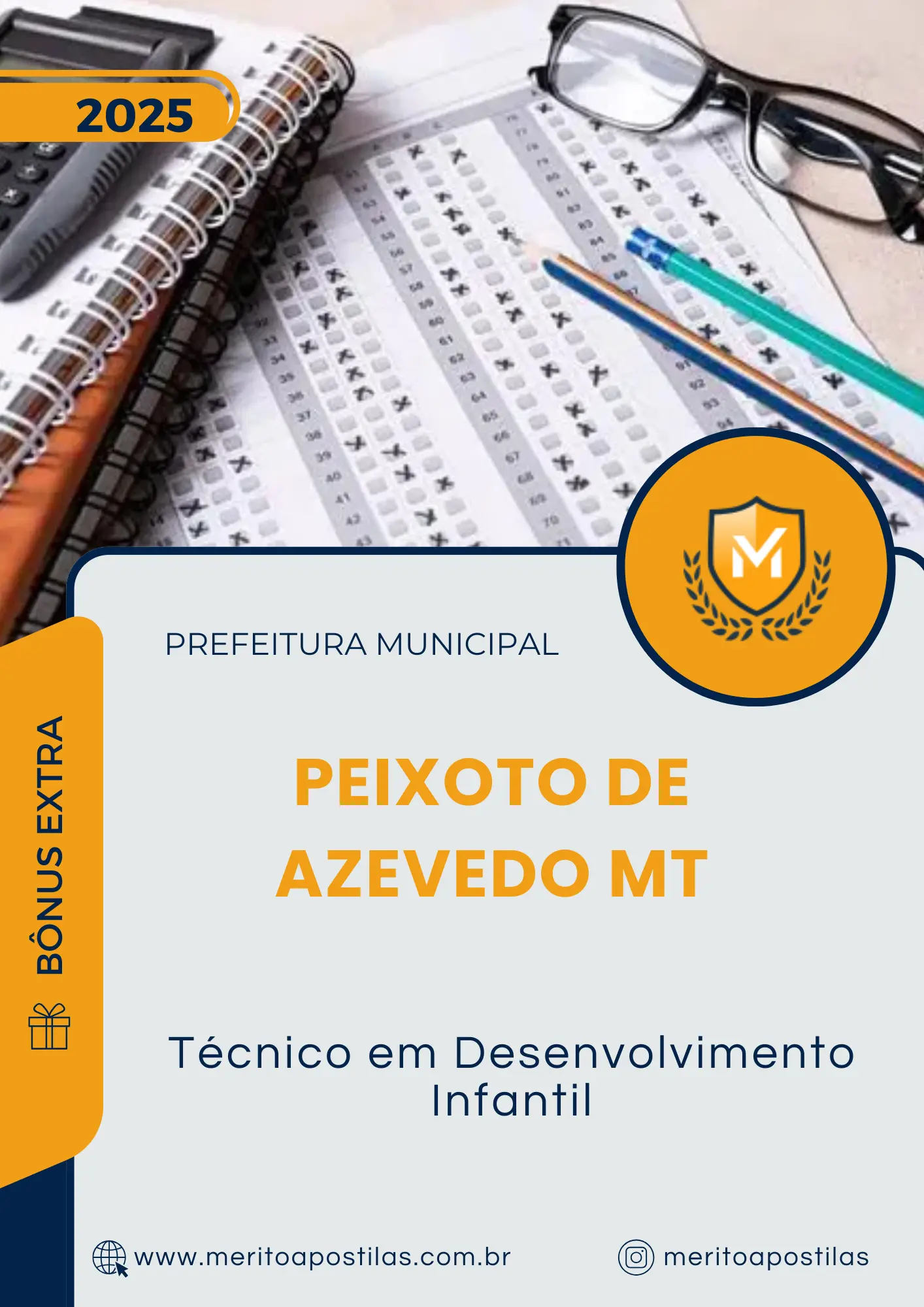 Apostila Técnico em Desenvolvimento Infantil Prefeitura de Peixoto de Azevedo MT 2025