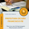 Apostila Técnico em Enfermagem Plantonista SAMU Prefeitura de São Francisco PB 2025