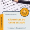 Apostila Terapeuta Ocupacional Prefeitura de São Miguel do Oeste SC 2025