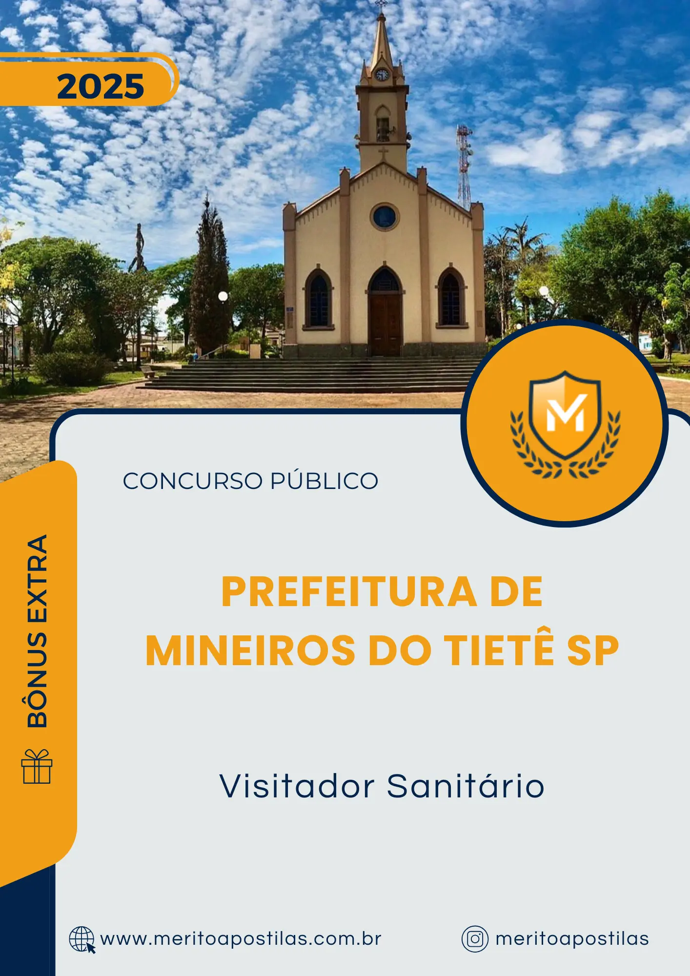 Apostila Visitador Sanitário Prefeitura de Mineiros do Tietê SP 2025