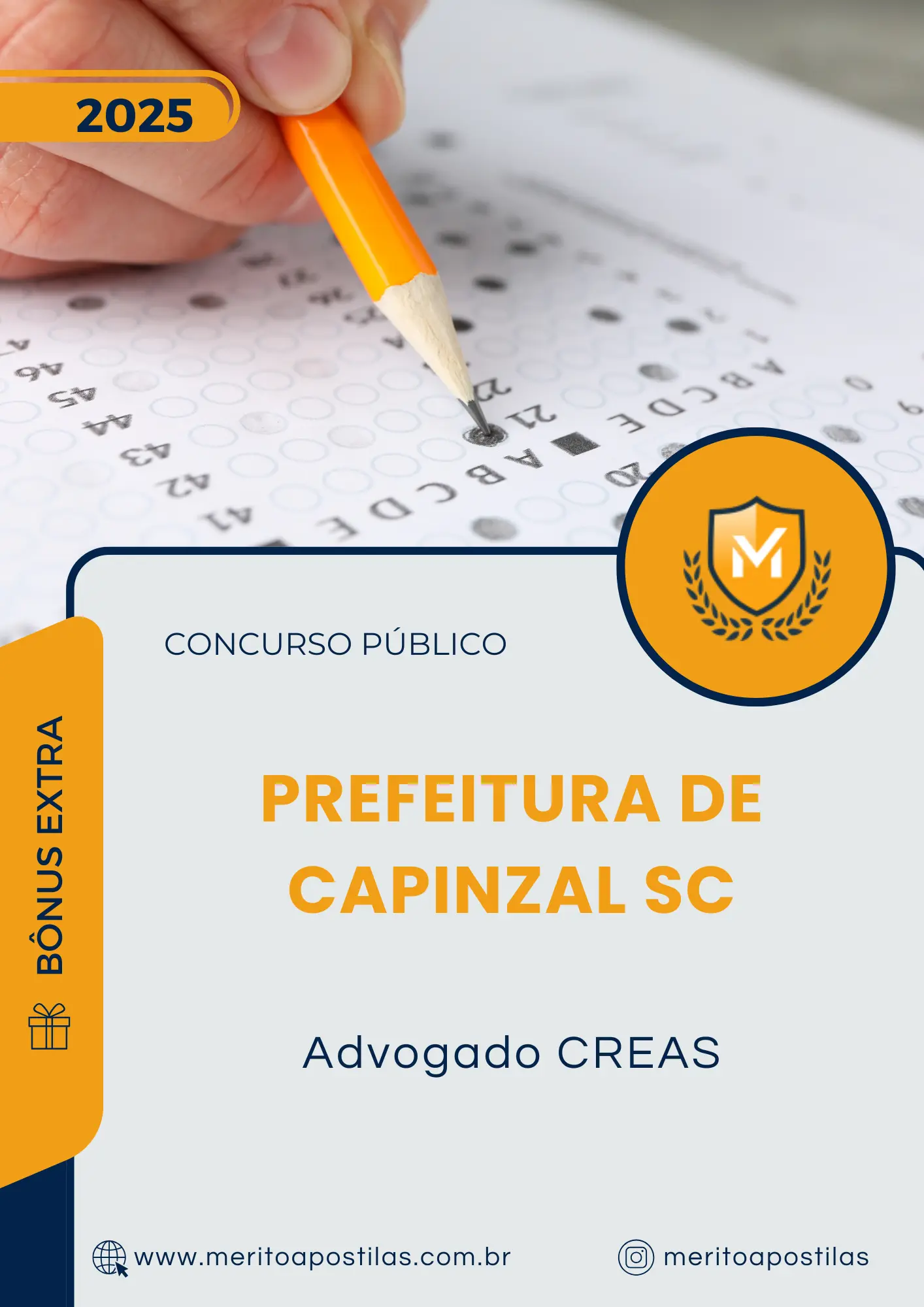 Apostila Advogado CREAS Prefeitura de Capinzal SC 2025