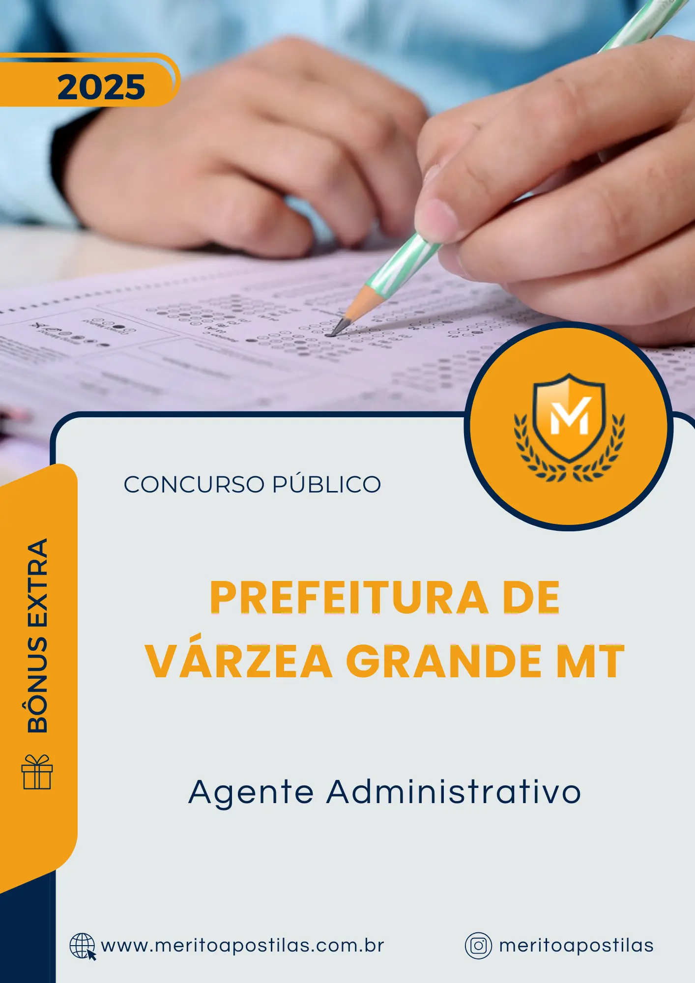 Apostila Agente Administrativo Prefeitura de Várzea Grande MT 2025