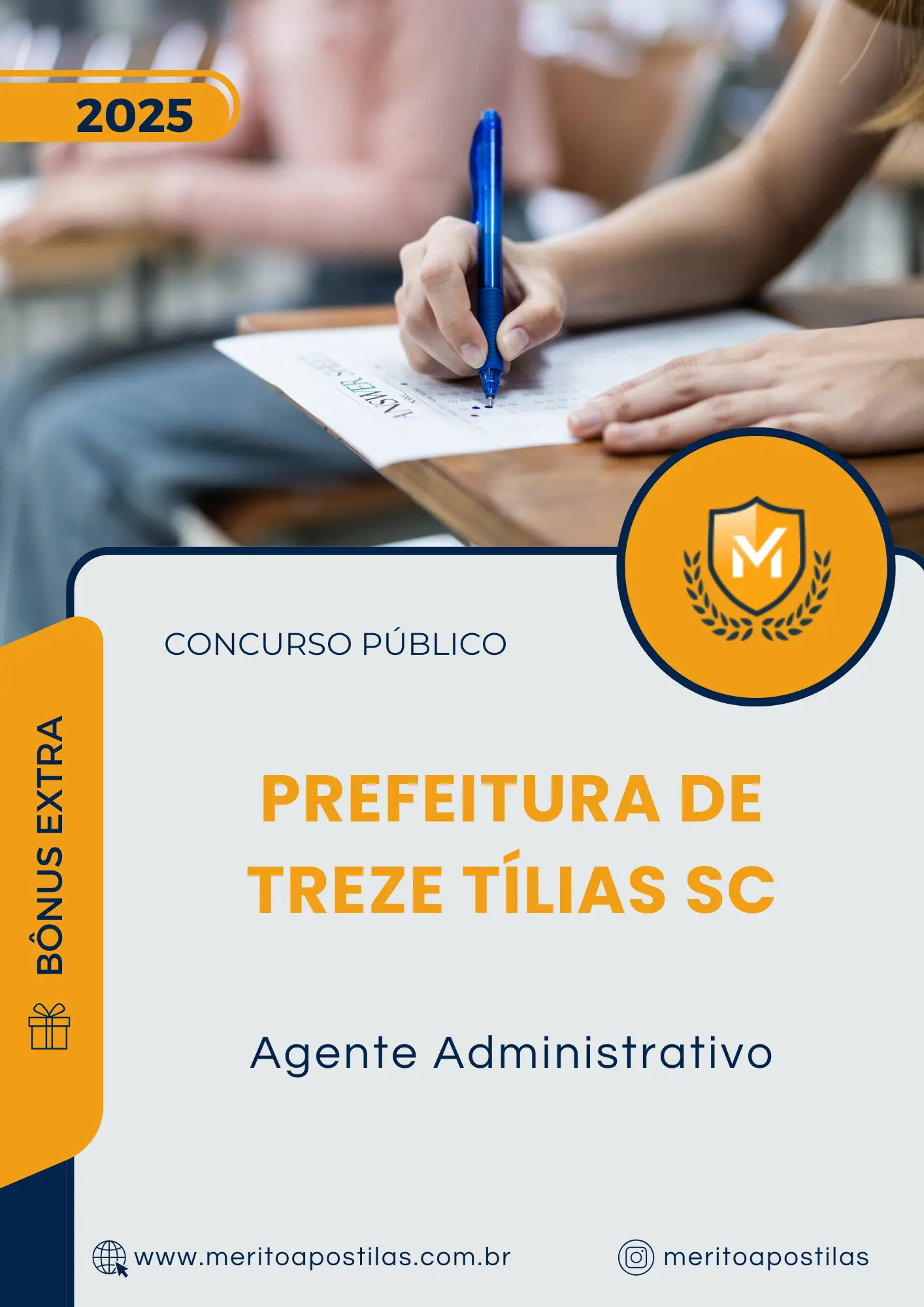 Apostila Agente Administrativo Prefeitura de Treze Tílias SC 2025